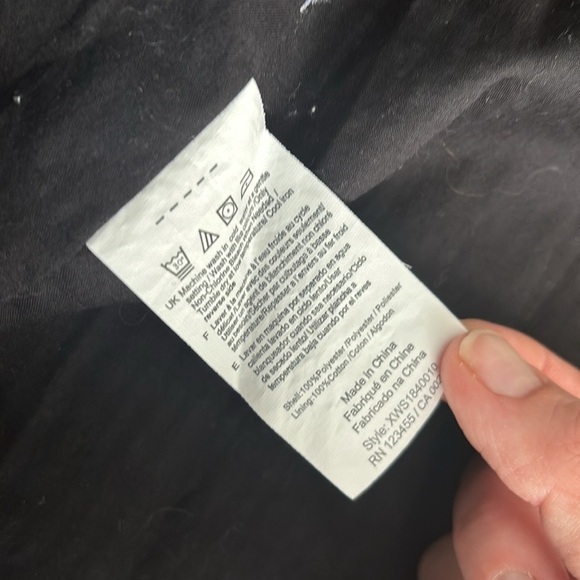 🔥Highline Collective🔥 | Black and white gingham puff sleeve wrap dress - Picture 11 of 16